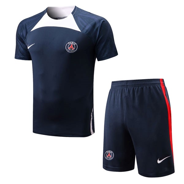 Trainingsshirt PSG Komplett-Set 2022-23 Blau